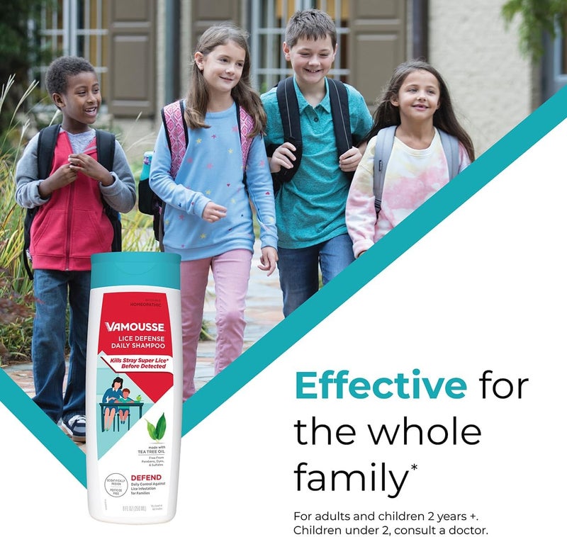 Vamousse Lice Emergency Kit, Includes Lice Treatment Mousse (6 Oz), Daily Lice Shampoo (4 Oz) & Steel Lice Comb for Kids & Adults, Ideal for Daily Use - Image 5